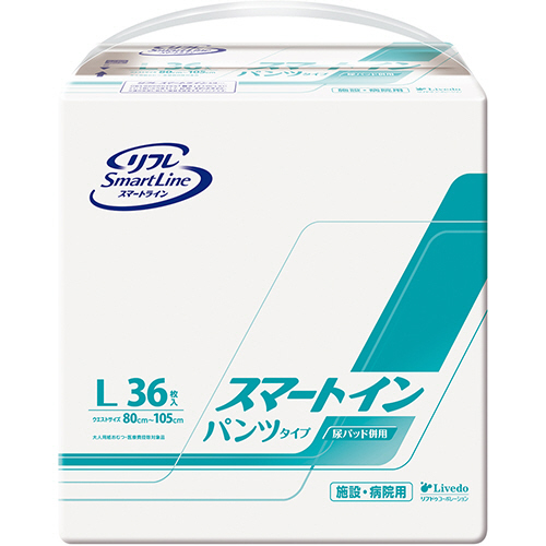 リブドゥコーポレーション リフレ スマートイン パンツタイプ L 1セット(144枚:36枚×4パック)(4904585041075 x4) 取り寄せ商品