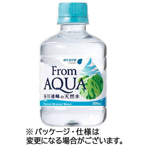 ＪＲ東日本クロスステーション フロムアクア 谷川連峰の天然水 300mL ペットボトル 1セット(96本:24本×4ケース)(4571207730404 x96) 取り寄せ商品