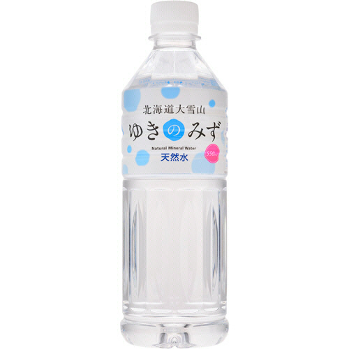 ロジネットジャパン 北海道大雪山ゆきのみず 550ml ペットボトル 1セット(96本:24本×4ケース)(4560422730252 x4) 取り寄せ商品