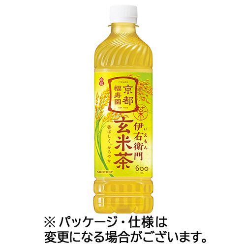サントリー 伊右衛門 玄米茶 600mL ペットボトル 1セット(48本:24本×2ケース)(4901777428829 x48) 取り寄せ商品