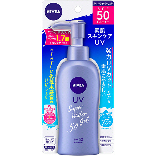 花王 ニベアUV ウォータージェル SPF50 ポンプ 140g 1セット(24個)(4901301298690 x24) 取り寄せ商品
