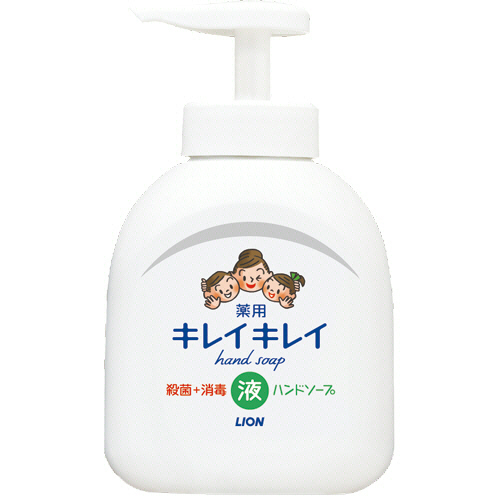 ライオン キレイキレイ 薬用 液体ハンドソープ 本体 250ml 1セット(24個)(4903301176817 x24) 取り寄せ商品