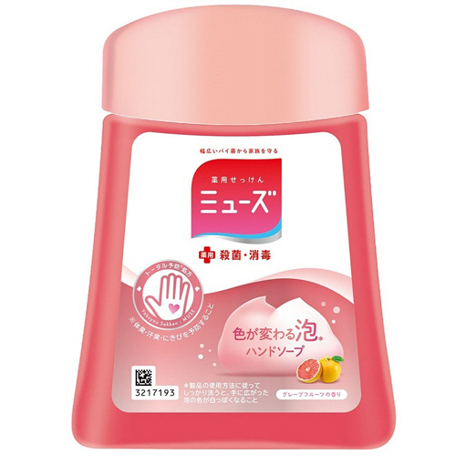 レキットベンキーザー・ジャパン ミューズ ノータッチ泡ハンドソープ グレープフルーツ 詰替用 250ml 1セット(12個)(4906156800470 x12) 取り寄せ商品