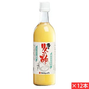 カネショウ 青森の味！蔵伝承酢酸菌 濁り りんご酢　「細雪」 500ml　１２本(4905424372015 ×12) 目安在庫=△