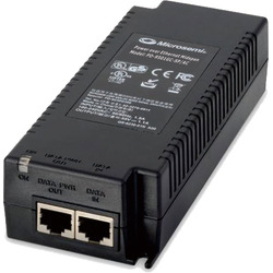 Ｍｉｃｒｏｃｈｉｐ（Ｍｉｃｒｏｓｅｍｉ） IEEE802.3bt対応 60W 雷サージ機能付きPoEインジェクタ(PD-9501GC-SP/AC-JP) 取り寄せ商品