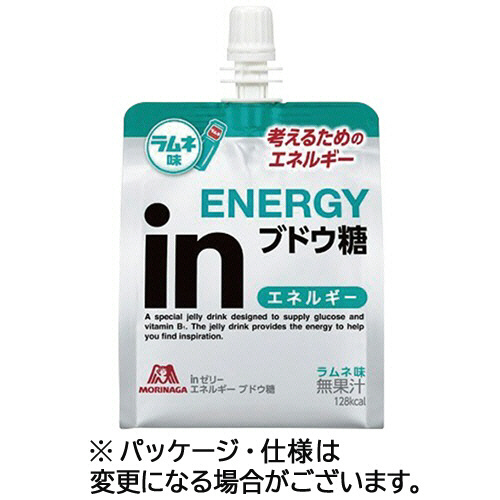 森永製菓 inゼリー エネルギー ブドウ糖 180g 1セット(36パック)(4902888728808 x36) 取り寄せ商品