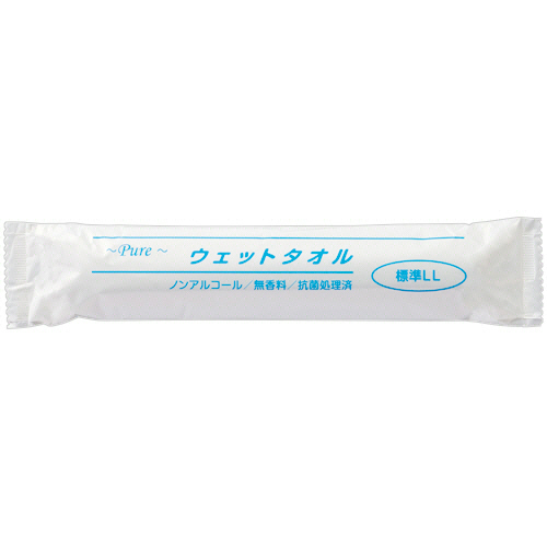 アートナップ Pure ウェットタオル 標準 LL 1セット(500本:50本×10パック)(4901091180915 x10) 取り寄せ商品