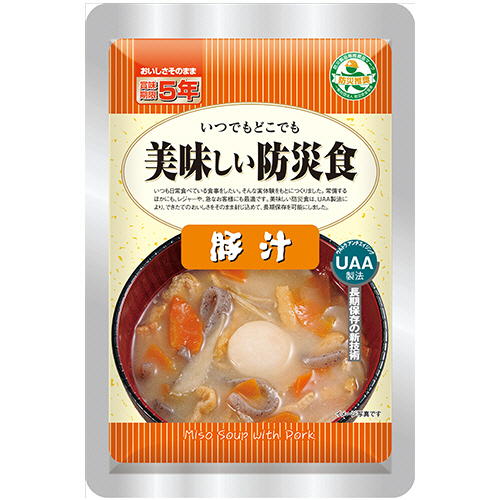 アルファフーズ UAA食品 美味しい防災食 豚汁 1セット(50食)(4580399810054 x50) 取り寄せ商品