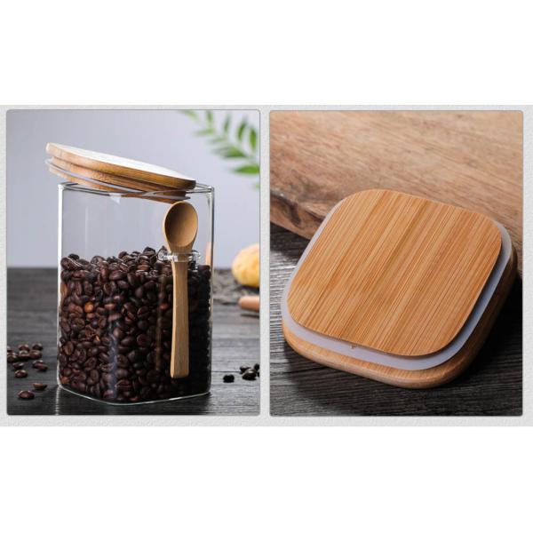 2個セット】ガラス食品保存容器 蓋付き ロッククランプ蓋付き