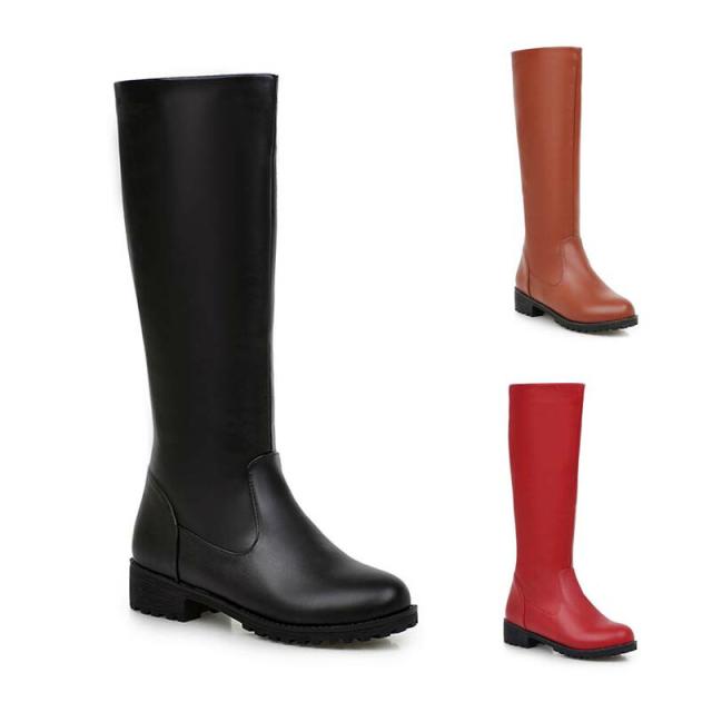 ジョッキーブーツ レディース ロングブーツ ローヒール ブーツ ロング 厚底ブーツ 大きいサイズ 長靴 レディース ロングブーツ 厚底 春秋冬