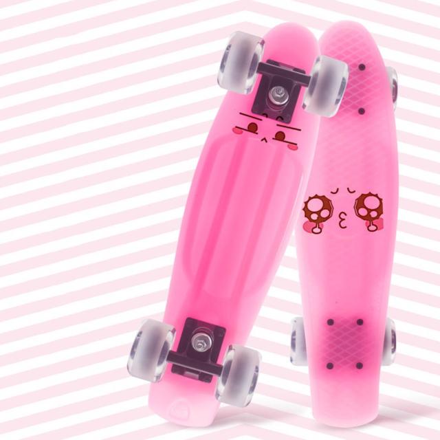 スケートボード 22インチ ミニクルーザー ABEC-11ベアリング採用 高 