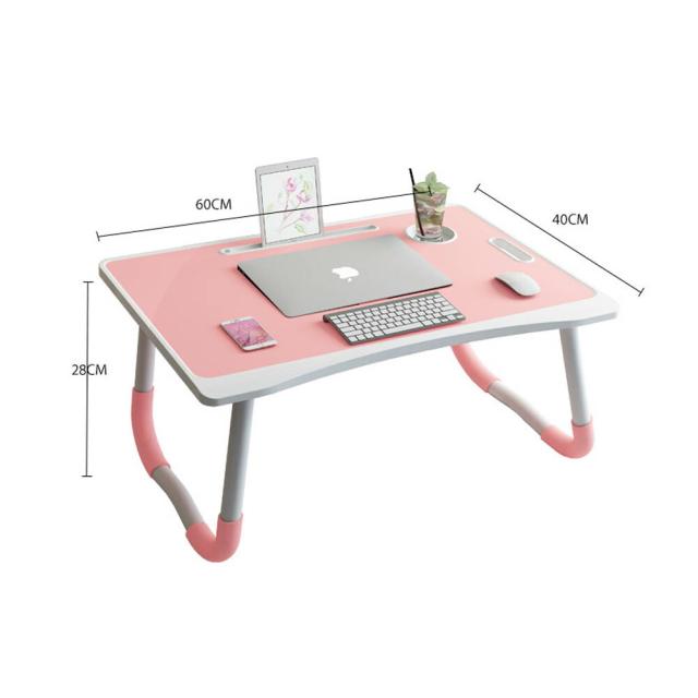テーブル 折りたたみデスク ノ一トパソコンデスク オフィスデスク ベッドテーブル ローテーブル 折りたたみ コッブが入れる カードスロット ピクニック 多機能 軽量_2