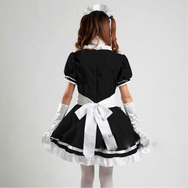 コスプレ メイド服 メイド コスチューム エプロン フリフリ