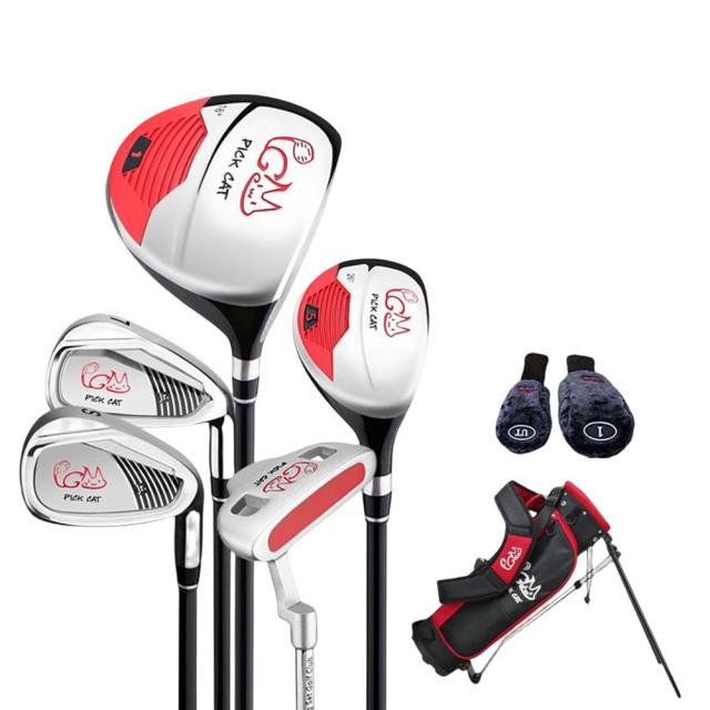 ジュニアゴルフセット 子ども用 ゴルフクラブセット 3-5歳 キッズゴルフセット キャディバッグ 子供初心者練習ポール 子供用 誕生日 プレゼント_1