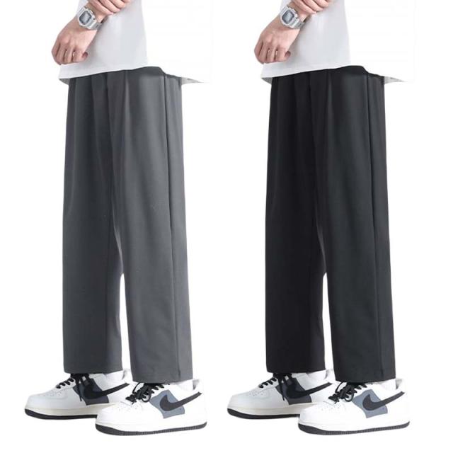 アイスシルク パンツ メンズ ロングパンツ ランニングパンツ スポーツパンツ ズボン 夏 カジュアル ゆったり 薄手 接触冷感  吸水速乾 通気性 ストレッチ 夏用 薄手 涼しい 無地 人気 大きいサイズ 春 夏