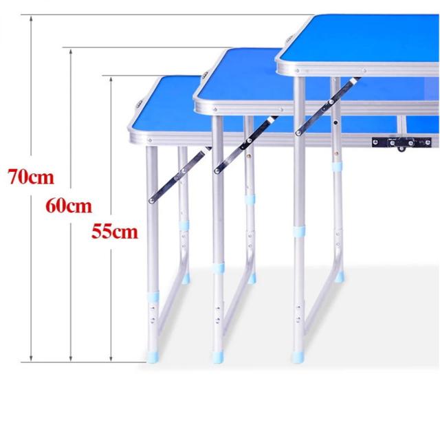レジャーテーブル 折りたたみアルミテーブル パラソル用ホール付き