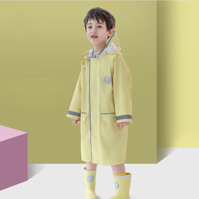 レインコート 子供用 子供服 フード付き ロング丈 梅雨対策 レイングッズ キッズ レインウェア 女の子 男の子 かわいい_3