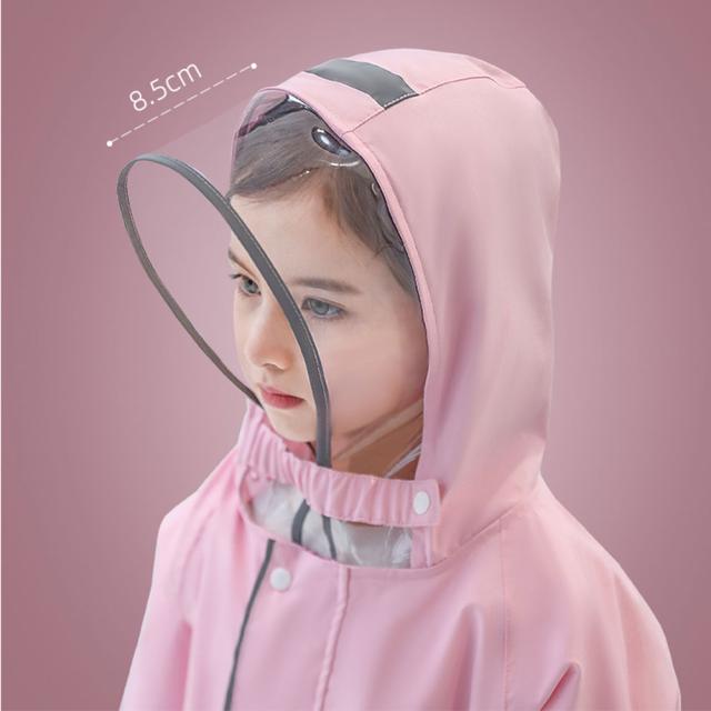 レインコート 子供用 子供服 フード付き ロング丈 梅雨対策 レイングッズ キッズ レインウェア 女の子 男の子 かわいい_7