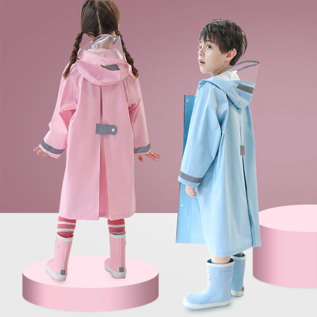 レインコート 子供用 子供服 フード付き ロング丈 梅雨対策 レイングッズ キッズ レインウェア 女の子 男の子 かわいい_10