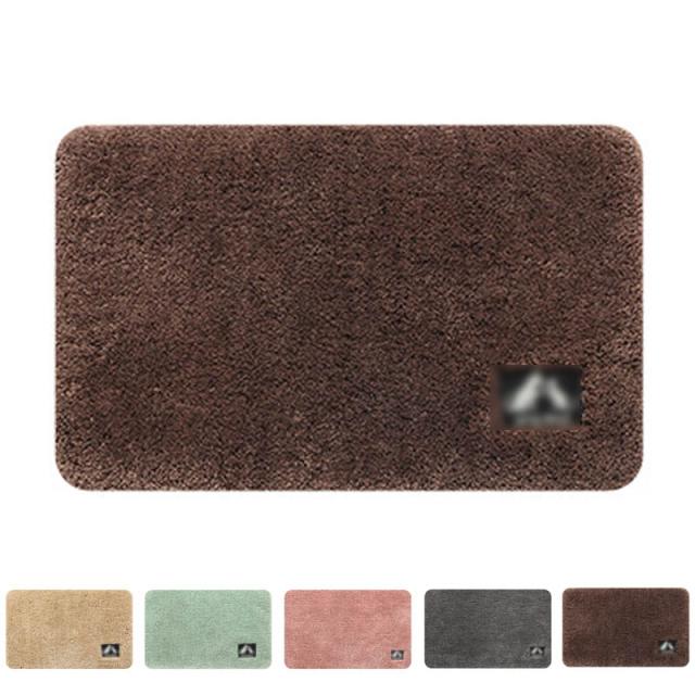 バスマット ドアマット 玄関マット 足ふきマット 複数の色選べる お風呂マット 足拭きマット キッチン 滑り止め 速乾 吸水 丸洗い 厚い 風呂 浴室 台所の通販は
