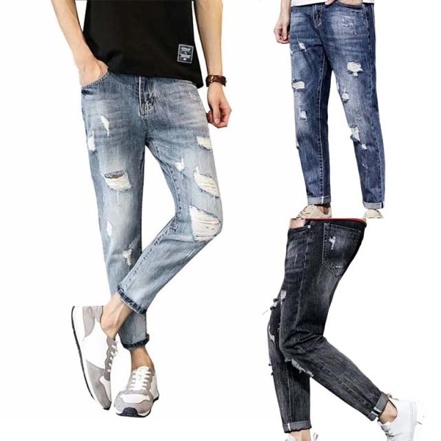 メンズ ストレート デニムパンツ ストレート ジーンズ ジーパンの通販は