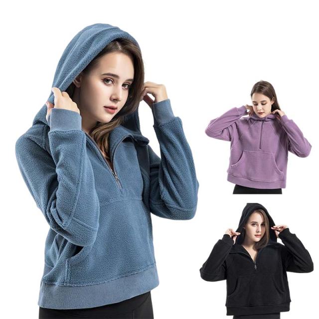 パーカー 防風 アウター レディース トップス スポーツウエア ヨガ ランニング　長袖 上着 綿混 裏起毛大きいサイズ 春 秋の通販は
