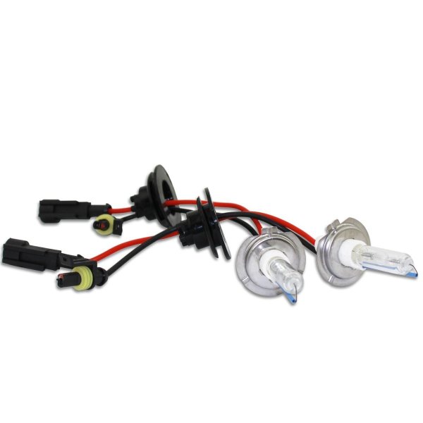 より明るい!! 75W HIDキット H7 ハイパワーバラスト 電源強化リレー付 8000K　完全防水仕様