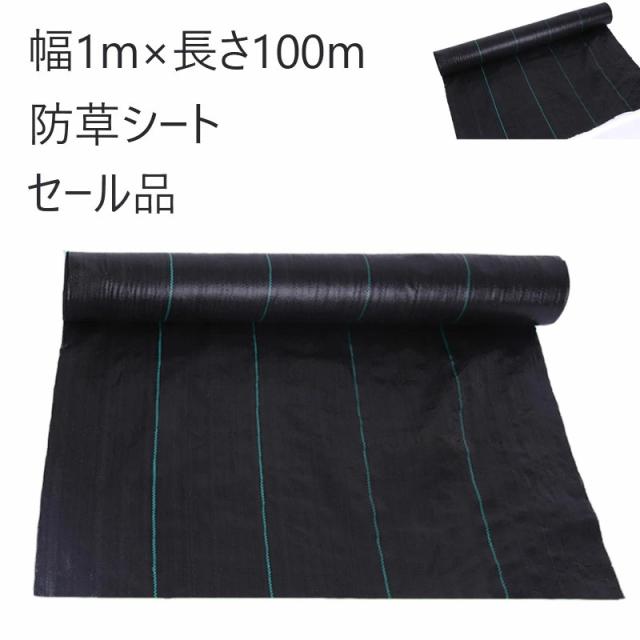 防草シート 100cm×100m　 雑草防止シート 除草シート 庭 黒 雑草対策 農業資材 ガーデニング 家庭菜園 ハウス 下草防止 雑草シート 水耕栽培 園芸用品 園芸資材 芝生 花壇 カット シート 除草 防草