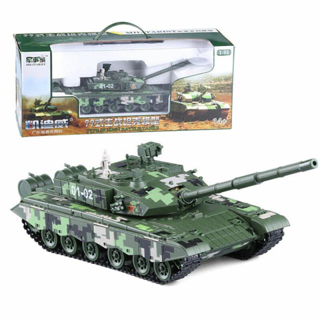 1：32  99メインバトルタンク 合金タンクモデル  おもちゃの車のギフト 装飾テーブル 装飾 ダイキャストモデル おもちゃ 車