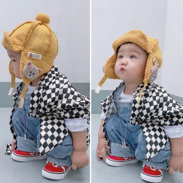 HEIHEI ヘイヘイ パイロットキャップ レッド 短し