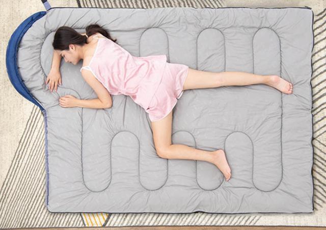 寝袋 シュラフ 封筒型 軽量 寝具 あったか 1.75kg  寝袋 洗える 保温 キャンプ アウトドア シュラフザック 車中泊 災害 防災グッズ 地震対策 快適 コンパクト 収納 簡易防水 オールシーズン