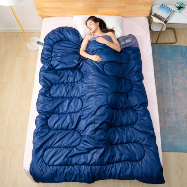 寝袋 シュラフ 封筒型 軽量 寝具 あったか 1.75kg  寝袋 洗える 保温 キャンプ アウトドア シュラフザック 車中泊 災害 防災グッズ 地震対策 快適 コンパクト 収納 簡易防水 オールシーズン