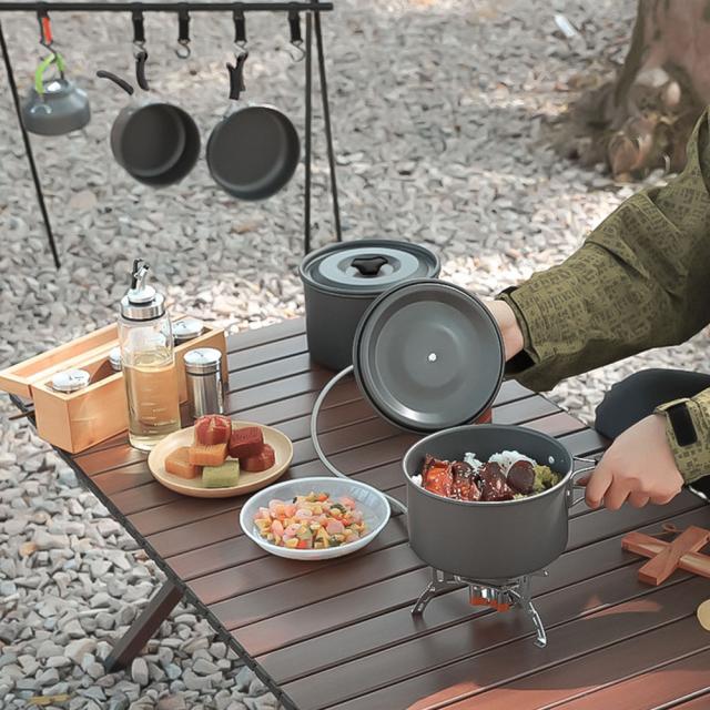 【M1834-56-33】アルミ クッカーセット アウトドア鍋 アウトドアケトル M1834-56-33】 アルミ クッカーセット アウトドア鍋 アウトドアケトル