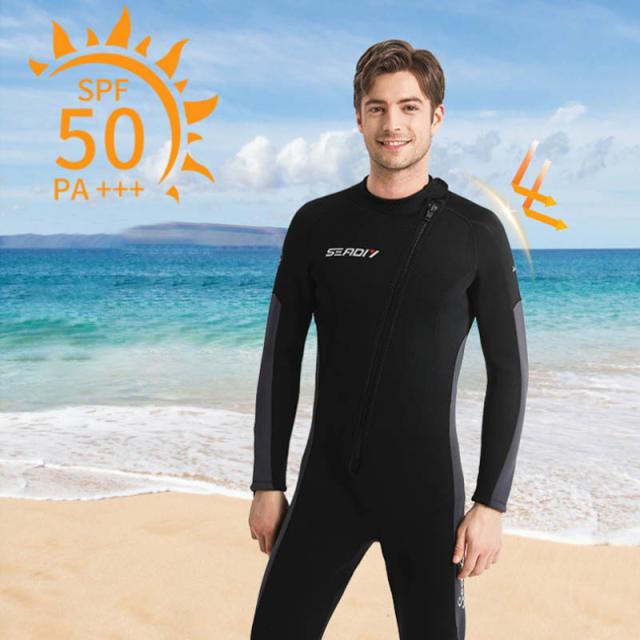 ウェットスーツ フルスーツ 3mm メンズ ワンピース 前ファスナー