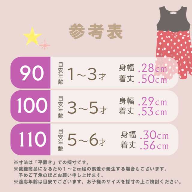 かわいい♪ワンピース ミニーちゃん風 ♪＜ 90 / 100 / 110＞ 全国送料