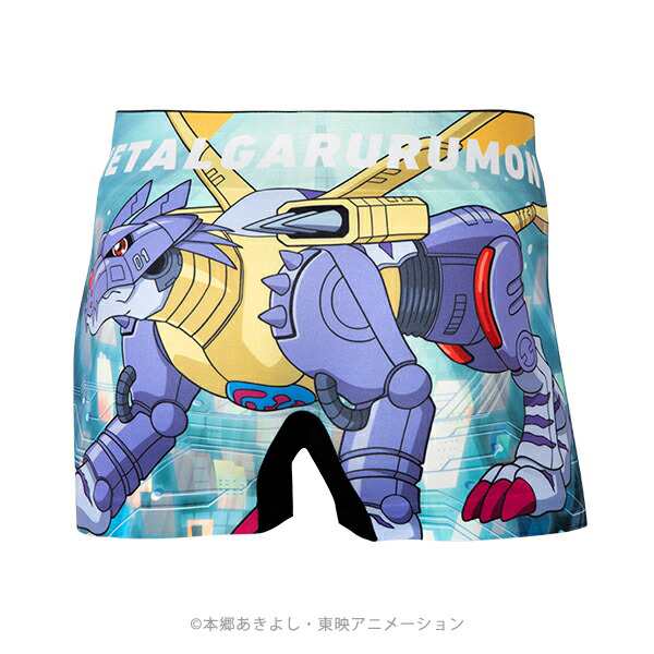 [メンズLL] HIPSHOP ボクサーパンツ デジモン メタルガルルモン 2枚