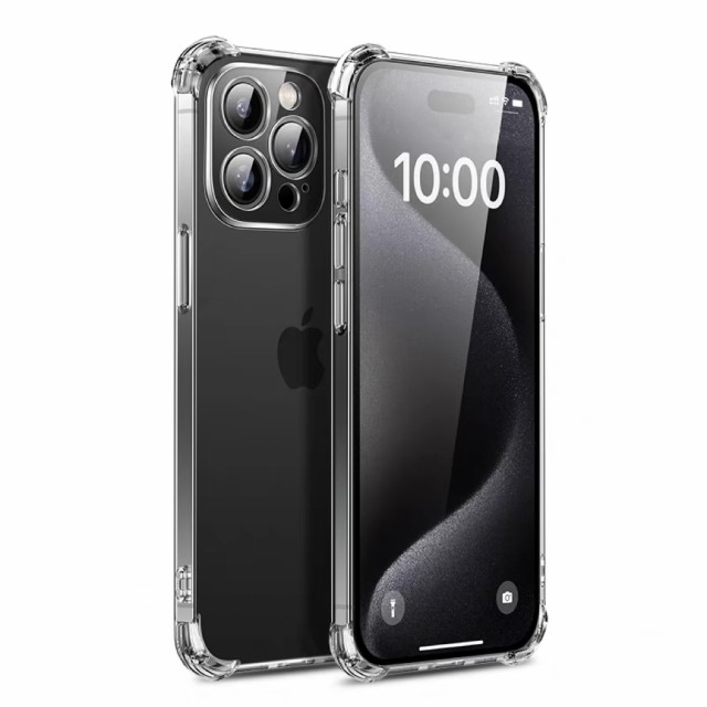 iPhone15Pro 用 スマホケース ケース 透明 クリア エアクッション 一