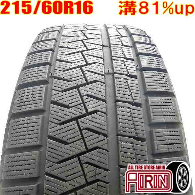 中古タイヤ 215/60R16 スタッドレスタイヤ PIRELLI ICE ASIMMETRICO 1