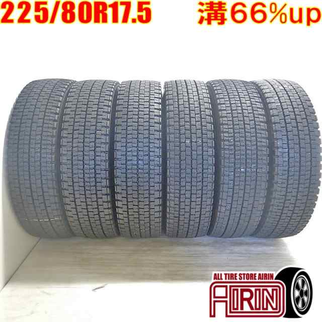 タイヤ 225/80R17.5 123/122L DUNLOP SP001 スタッドレスタイヤ 6本