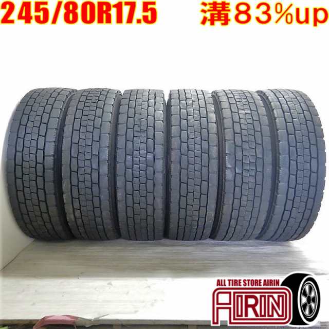 ファッション通販 245 80R17.5 133 131J DUNLOP SP680 中古 6本