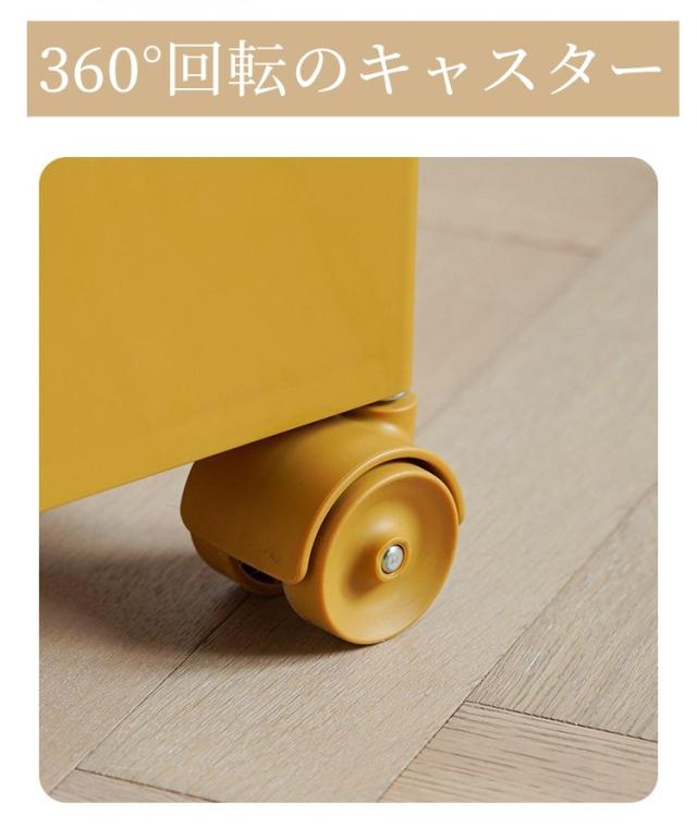 ワゴン キッチン 多機能 5段 キッチンワゴン キャスター付き 収納ラック キャスター付き バスケットワゴン ベビーワゴン インテリア 隙間収納 北欧 モダン オフィス 美容室 収納 サイト収納 おしゃれ デザイン感 回転 無地 不規則 便利_7