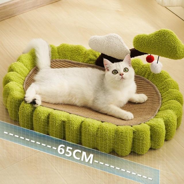 猫 爪研ぎ 麻 ベッド 猫爪とぎ キャットマット フケなし 丸型 特大 猫毛布 サイザル麻 猫ひっかきボード サイザル麻 猫ひっかきボード 巣 猫ひっかきボード ひっかき防止 家具破壊防止 運動不足改善 ストレス解消 ネコの爪とぎ 猫おもちゃ ペット用品 ペット寝具・マット