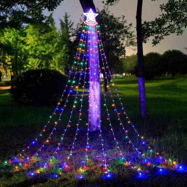 妖精のライトイルミネーション カーテンライト飾りライト9 LED 妖精カーテンライト リモコン付き 壁装飾 寝室用 トゥインクル