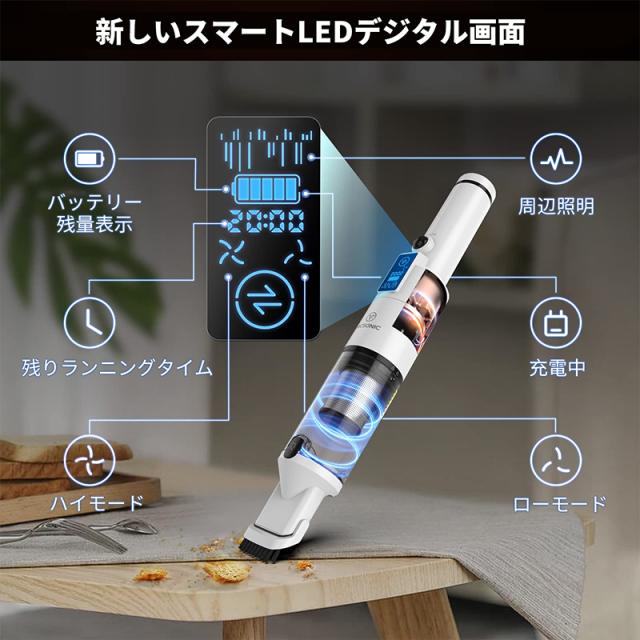 「史上最強パワフル」3in1 多機能掃除器 ハンディクリーナー 車載掃除機 コードレス 車用 カークリーナーパワフル USB充電式 強力吸引力小型クリーナー高速充? 低噪音?策 史上最強パワフル」3in1 多機能掃除器 ハンディクリーナー 車載掃除機