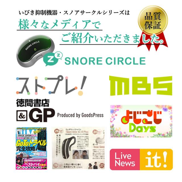 いびき いびき防止グッズ スノアサークル プロ snorecircle PRO 喉に