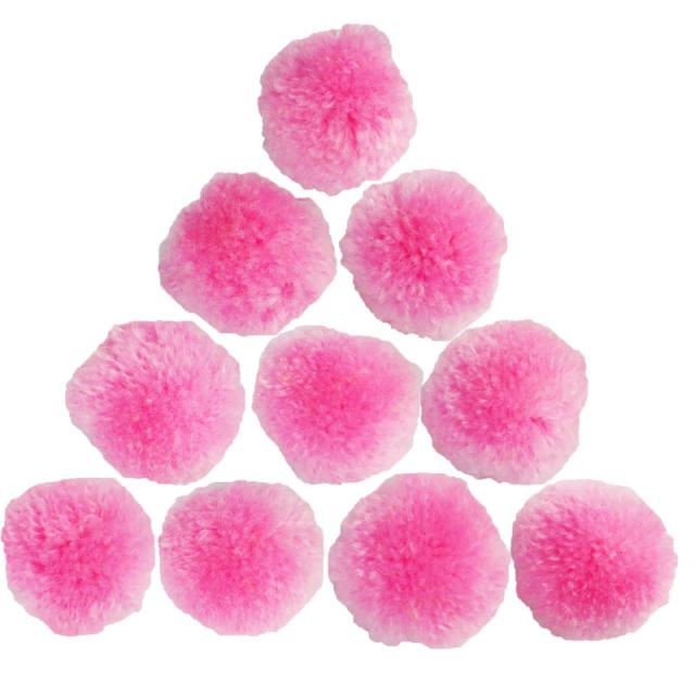 ふわふわぼんてん【直径約20mm】【10個入】3色有り ボンテン