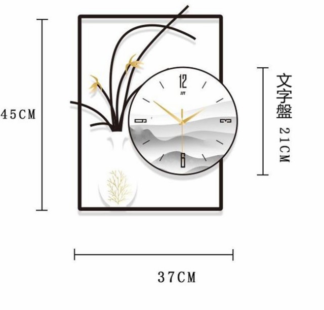 S/Mサイズあり　掛け時計 北欧 壁掛け時計 壁時計 新築祝い かけ時計 ゴールド　 ギフト プレゼント キッズルーム 子供部屋 寝室 リビン