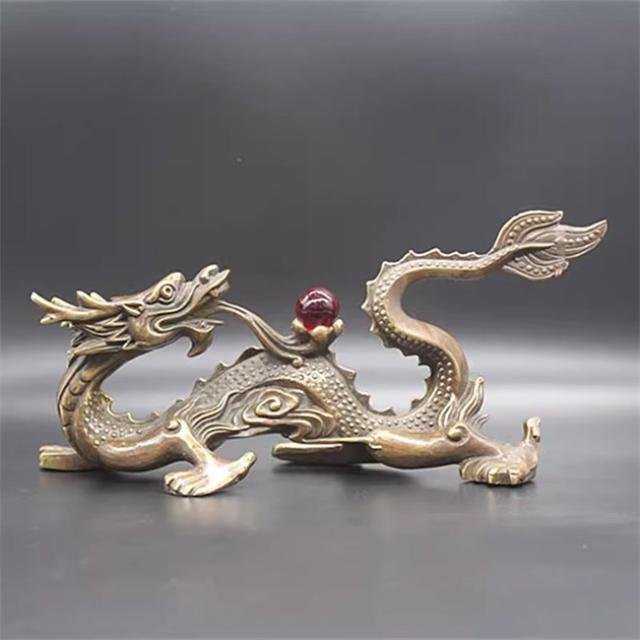 龍の置物 銅製 竜騰四海 昇運金龍 風水グッズ 玄関龍 置物 金龍 開運