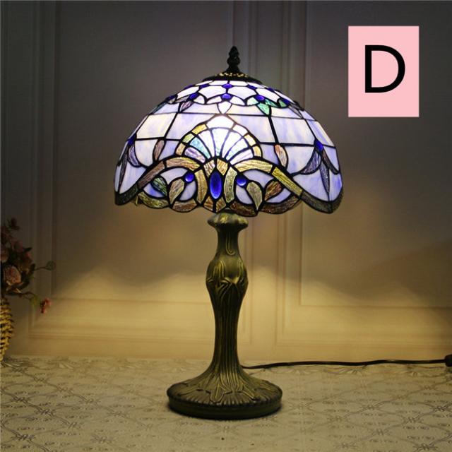 チューリップ ステンドグラス テーブルランプ スタンドライト 花柄