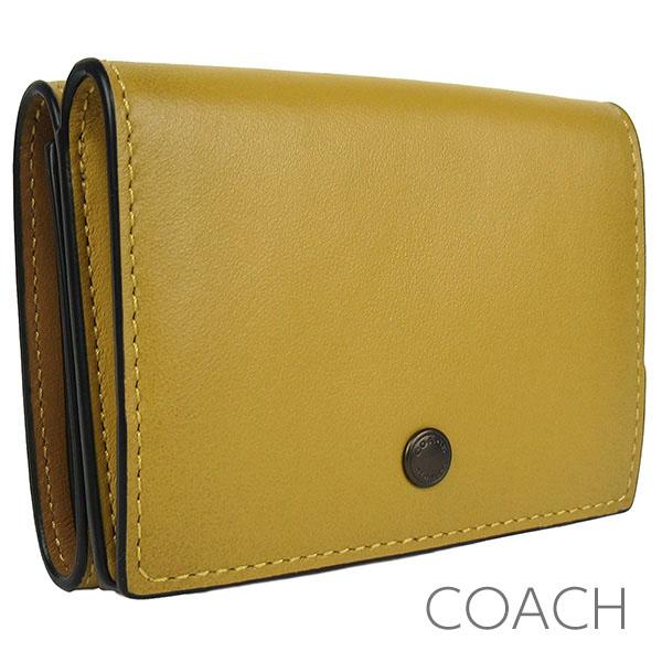 コーチ 三つ折り財布 メンズ レディース COACH レザーの通販は